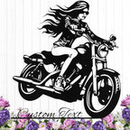 Custom Motorcycle Metal Sign Personalized Biker Name Sign Motorcycle Wall Art Motorbike Signs Garage Decor Gift for Bikers Motorcycle Lover Gifts