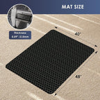 Vicwe Office Chair Mat for Carpet, 48" x 40"Anti-Slip Waterproof Floor Protector Desk Chair Mat for Rolling Chairs, Heavy Duty Chair Mat with Studs,Easy Glide Floor Mat for Home,Gaming