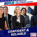 Mifflin-USA Horizontal Card Protector with Metal Clip and Vinyl Straps (Clear, 4x3 Inch, 100 Pack), Waterproof PVC ID Name Badge Holder with Clip
