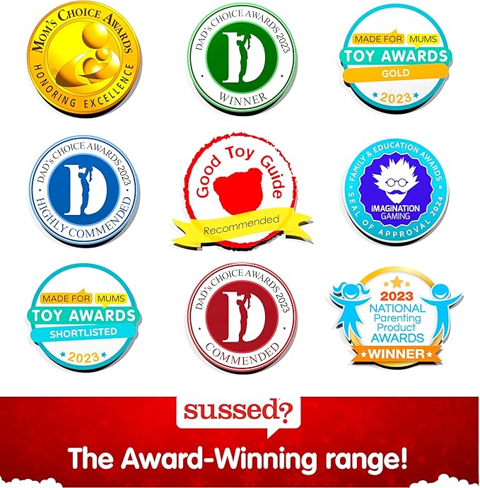 SUSSED The Wacky ‘What Would You Do?’ Social Card Game - Kids Stocking Stuffer & Family Travel Game for Boys & Girls - Fun & Easy to Play - All Ages 6 and Up - Hello Yellow Deck