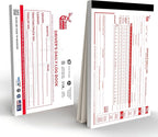 10 Pack Driver Daily Log Books for Truck Drivers with 7 & 8 Day Recap - 35 Sets of Forms Per Log Book, 2-Ply Carbonless, 5.5" x 8.5", DOT Log Book for Truck Drivers, FMCSA Compliant, Easy Tear-Out