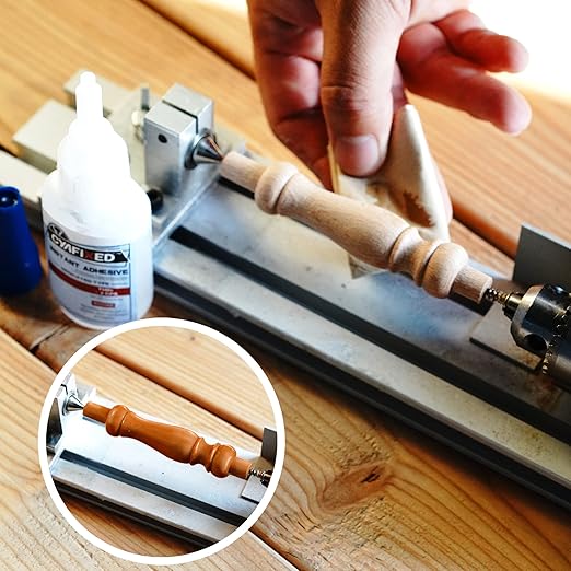 CYAFIXED CA Glue for Woodworking - 2 Bottles Thin Viscosity 2 oz with 1 oz Medium Viscosity and 1 oz Ultra Thick Viscosity, Cyanoacrylate Adhesive for Woodturning, Wood Bonding and Gap Filling