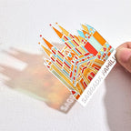 Metal Bookmarks with Transparent Design - Sagrada Familia Book Mark for Readers, Aesthetic Book Markers for Kids, Teens, Teachers, Students, Gifts for Book Lovers, Writers, Reading Women & Men