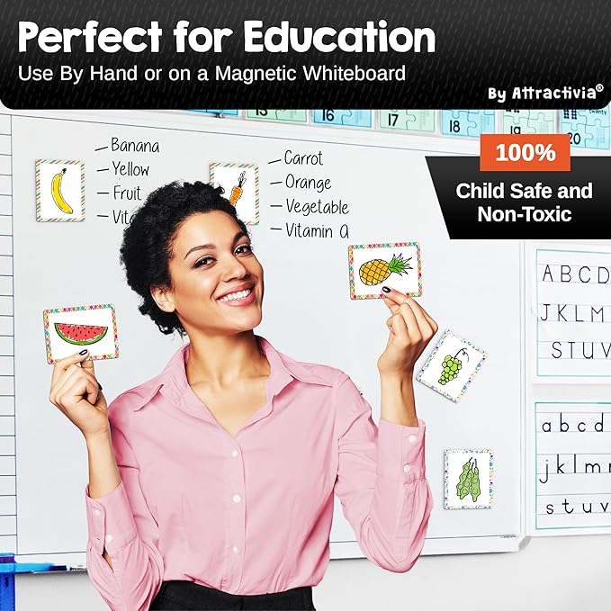 Dry Erase Magnetic Labels 3.7 x 2.8 in, Pattern Borders, Medium Dry Erase Magnets, 20-Pack, Colored Erasable Write-On All-Purpose Labels, for Office, Education, Home, Whiteboard