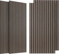 4 Pack Acoustic Panel, 47.2”x23.6” Acoustic Panels for Wall, Decorative Large Acoustic Panels with Wood Finish, for Office,Home Theater,Studio,Living Room, Walnut
