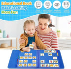 Visual Communication Book, Nonverbal Communication Board, Autism Language Vocabulary Learning Materials, Speech Articulation Therapy Cue Cards for Kids, Toddler Behavior Book for Home School