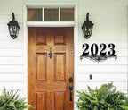 Personalized Horizontal House Numbers for Outside,Personalized Metal Address Sign for Outside, Horizontal Large Address Plaque, Modern House Numbers, Address Numbers,Address Signs for House