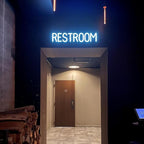 SpellBrite KITCHEN Sign | Directional Sign with Neon Look, Red LED Light Source | 25.1" x 6.3"
