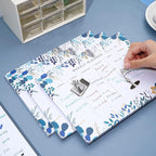 3 Pack Weekly Planner Notepad Tear Off 52 Undated Weekly Calendar Sheets To Do List Notepad Desk Planner Planning Pads Productivity Tracker for Work Goals Notes Schedule Ideas, Blue