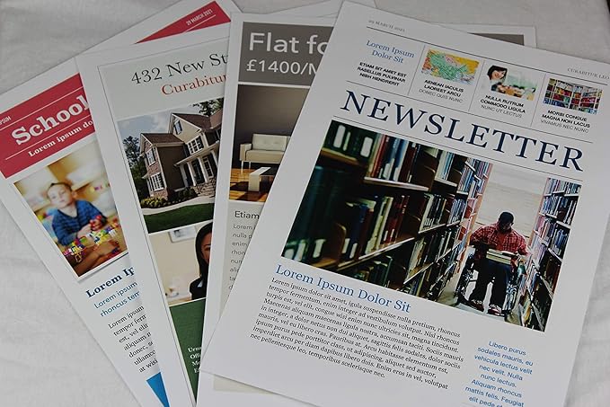 PPD Double Sided Photo Paper, Matte Brochure Paper 8.5 x 11 for Inkjet Printer, 130 gsm, 6.3 mil Thick for Magazine, Flyer, Presentation, Program, Instant Dry & Water Resistant (50 Sheets)