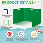 24Pack Desk Dividers for Students 14 × 17.5 × 14 Inch Plastic Durable and Waterproof Black Privacy Folders Shields Test Dividers with Classroom Privacy Boards for School Study Supplies (Muticolored)