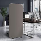DECOLAB Standing Room Divider Panel, Portable Room Separation Partition for Home, Studio, Classroom, Resraurant, Scratch Resistance, 29"x65", Rock