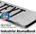 Custom Sign, Custom Street Sign, 11 Font Colors, 13 Font Styles, 4 Hole Options, 22 Sizes, 4x18 Inches, Rust Free DiBound, Fade Resistant, Made in USA by My Sign Center (Concrete)