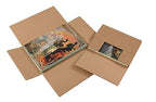 Tape Logic TLM752BFK Easy-Fold Mailers, 7 1/2" x 5 1/2" x 2", Kraft (Pack of 50)