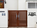 Personalized Horizontal House Numbers for Outside,Personalized Metal Address Sign for Outside, Horizontal Large Address Plaque, Modern House Numbers, Address Numbers,Address Signs for House