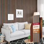 Avana Acoustic Wood Wall Panels – 47.2 X 12.6 Inch Walnut Acoustic Panels 1 PC – Wall Panels For Interior Wall Decor for Homes, Offices, Studios – Modern Sturdy And Durable Wood Panels For Wall