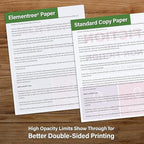 Elementree Sustainable Printer Paper 8.5" x 11" - Made from Sawmill Waste - 20 lb Copy & Multipurpose Computer Paper - 375 Reams, 75 Cartons, 187,500 Sheets - Made in the USA (00918PAL)