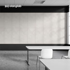 Olanglab Peel and Stick Wall Panels 4 Pack, 47.2 x 23.6 per Wall Panels, Acoustic Wall Panels, Sound Absorbing Wall Art for Home Studio and Office, Light Ash Wood Pattern, Geometric Lines