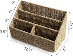 KOLWOVEN Magazine Display Holder- Mail Organizer Countertop- Mail Holder l Bill Sorter Organizer For Desk And Home Boho Rack Storage Organizer