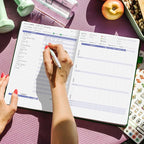 Clever Fox Fitness & Food Journal PRO – Daily Workout & Meal Planner for Women & Men – Exercise & Weight Loss Diary Notebook, 7.3x10.4” (Forest Green)