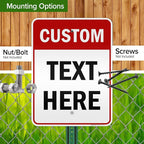 Custom Sign, Custom Sign for Business, Indoor/Outdoor use. 18x24 Inches, 3M EGP Reflective, Rust Free .080 Aluminum, Fade Resistant, Made in USA by My Sign Center (Header)
