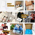 JOWLOT 12x9x4 inch Shipping Boxes Set of 20, White Corrugated Cardboard Box Literature Mailer for Mailing Packing Moving and Storage