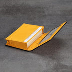 Leather Business Card Case Holder for Men & Women, Italian Calfskin