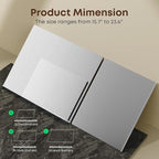 KORVOS Stainless Steel Cutting Board, 304 Stainless Steel Cutting Boards for Kitchen, Upgraded Anti-Scratch & Anti-Slip Surface, Large Metal Board for Meat Fruits Vegetables Baking, 23.6" x 19.6"