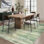 GENIMO Rugs for Bedroom-Washable 6x9 Area Rugs Lightweight Low Pile, Modern Printed Non-Slip Carpet for Living Room, Playroom, Dining Room, Office, Desert Dawn