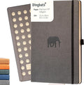Dingbats* - Wildlife Plain Extra Large A4 Notebook - PU Leather Hardcover Journal for Work, Writing - Pocket, Elastic Closure, Pen Holder, Bookmark