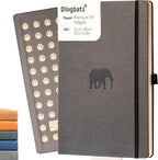 Dingbats* - Wildlife Lined Extra Large A4 Notebook - PU Leather Hardcover Journal for Work, Writing - Pocket, Elastic Closure, Pen Holder, Bookmark
