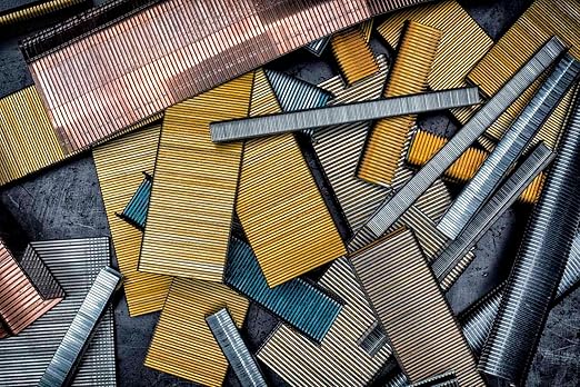 Klinch-Pak K-SB103020-3/8, 1/2 Inch Wide by 3/8 Inch Leg Length Heavy-Duty Plier Staple, 2,400 Count, Ideal for stapling Trays, Lids, Bags, Header Cards, Fastening End Caps, Container Inserts