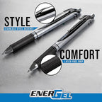 Pentel EnerGel RTX Liquid Gel Pens, Medium (0.7mm), Navy Blue Ink, 4-pk (BL77PF4CA)