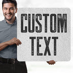 Custom Sign, Custom Street Sign, 11 Font Colors, 13 Font Styles, 4 Hole Options, 22 Sizes, 24x24 Inches, Rust Free DiBound, Fade Resistant, Made in USA by My Sign Center (Concrete)