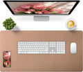 Bloss Gold Desk Mat 31.5x15.7 Inches, Desk Matt for Desktop, Waterproof Large Desk Pad, Computer Mat for Office/Home/Decor/Christmas Desk Mat