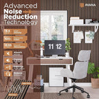 Avana Acoustic Wood Wall Panels – 47.2 X 12.6 Inch Walnut Acoustic Panels 1 PC – Wall Panels For Interior Wall Decor for Homes, Offices, Studios – Modern Sturdy And Durable Wood Panels For Wall