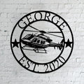 Personalized Metal Airplane Wall Art, Airplane Name Sign, Customized Pilot Name Sign, Airplane Hangar Sign Decor, Aviation Home Office Decor, Large Outdoor Decor, Pilot Gifts, Aircraft Lovers Gift