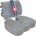 FORTEM Seat Cushion, Office Chair Cushion, Lumbar Support Pillow for Office Chair, Memory Foam Sciatica Coccyx Tailbone Pressure Pain Relief, Car Sitting Pad, Washable Non Slip, XL