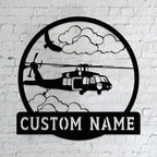 Personalized Metal Airplane Wall Art, Airplane Name Sign, Customized Pilot Name Sign, Airplane Hangar Sign Decor, Aviation Home Office Decor, Large Outdoor Decor, Pilot Gifts, Aircraft Lovers Gift