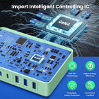 USB C Charger 300W USB C Charger Block, 8-Ports GaN IV Fast Charging Station Hub,PD 100W Laptop Charger Adapter,for MacBook Pro/Air/iPad/iPhone16/15/14/Apple Watch/DELL/Samsung for Home Office