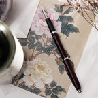 Cross Century II Translucent Blue Lacquer with Chrome Plated Appointments and Polished Stainless Steel Medium Nib Fountain Pen