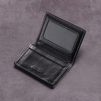 Leather Business Card Case Holder for Men & Women, Italian Calfskin