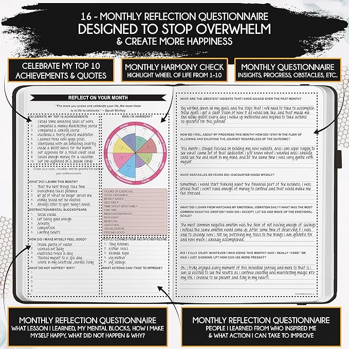 2025-2026 Planner Weekly and Monthly | 16-Month Life Planner to Increase Focus & Productivity | Reduce Overwhelm & Achieve Your Biggest Goals | Include Gift Box & Stickers | Sep 2025-Dec 2026