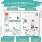 Life Mastery Planner - A 12 Month Journey to Crush Your Goals, Increase Productivity, Passion, Success & Happiness - Weekly & Monthly Life Planner, Habit-Tracker, Gratitude Journal & Organizer, A5