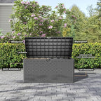 Yardgrace 80 Gallon Pro Resin Deck Box, Waterproof Outdoor Storage Bin for Patio, Poolside, and Garden, Lockable & UV-Resistant, Black