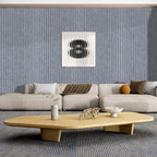 5 Pack Acoustic Panels, 48 x 24x 0.4 Inch Sound Proof Panels for Walls, Premium Wall Sound Absorbing Panels, Decorative Sound Dampening Panels for Media Room, Office and Studio,African Gray