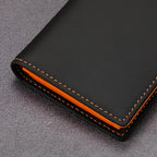 Leather Business Card Case Holder for Men & Women, Italian Calfskin