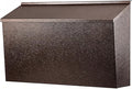 KYODOLED Wall-Mount Mailbox, Large Capacity Mail Box, Galvanized Steel Rust-Proof Metal Post Box, Mailboxes for Outside,15.7"x9.9"x4.9" Bronze