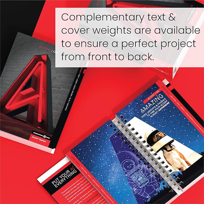 Accent Opaque White Printer Paper, 13” x 19” 28lb Copy Paper – 1,800 Sheets (4 Reams) – Premium Computer Paper with Super Smooth Finish, 97 Bright, 104gsm – Ideal for Ink Heavy Printing – 189034C