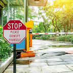 SmartSign Custom STOP Sign 18"x18" 3M Laminated EG Reflective 80 mil Aluminum, Personalized Metal Sign for Outdoor, Parking Lots, Gate, Garages, USA-Made